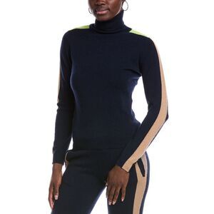 Scott & Scott London Womens  Turtleneck Cashmere Sweater, Blue